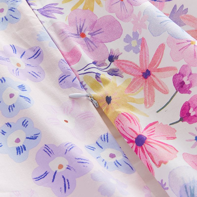Adairs Kids - Blossom Dreams Lilac Cot Quilt Cover Set | Adairs