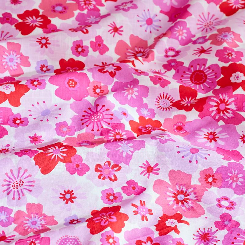 Make It Bloom Pink Quilt Cover Set