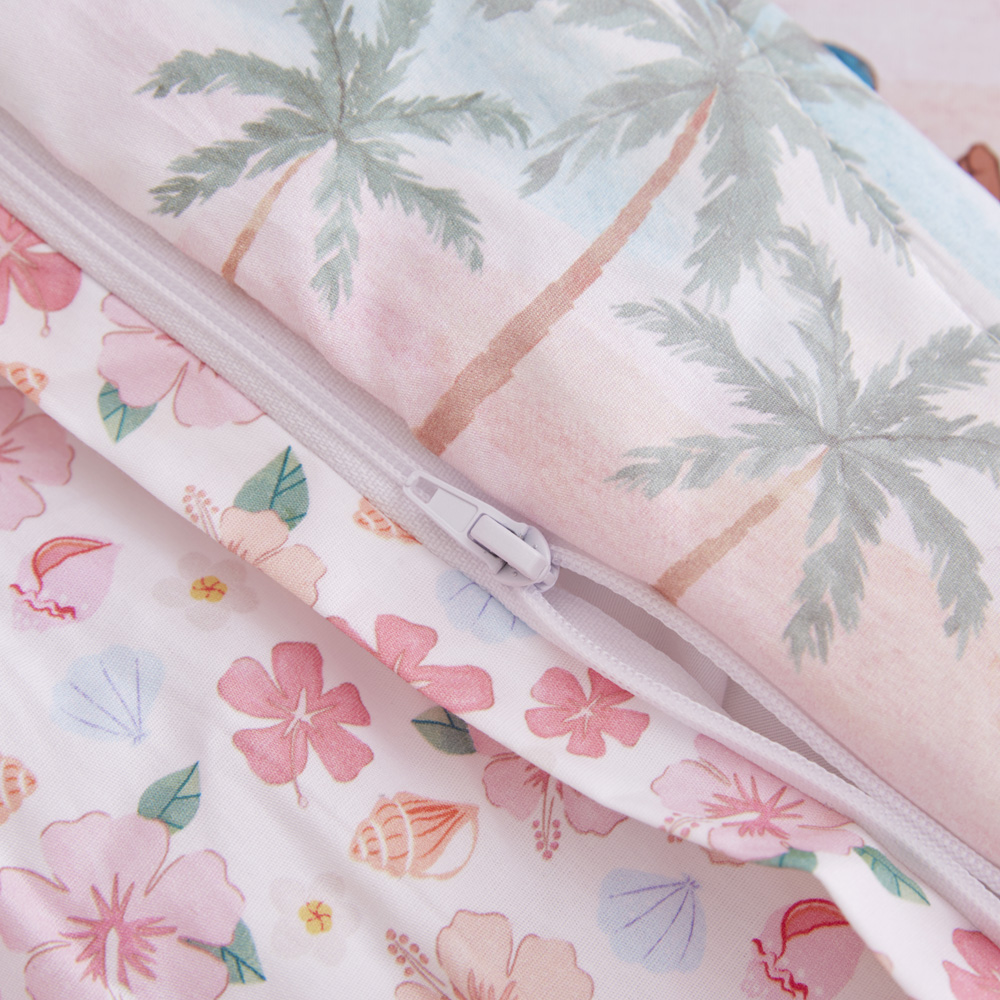 Adairs Kids Disney Moana Loves The Sea Sunset Quilted Cot Quilt Cover Set Adairs