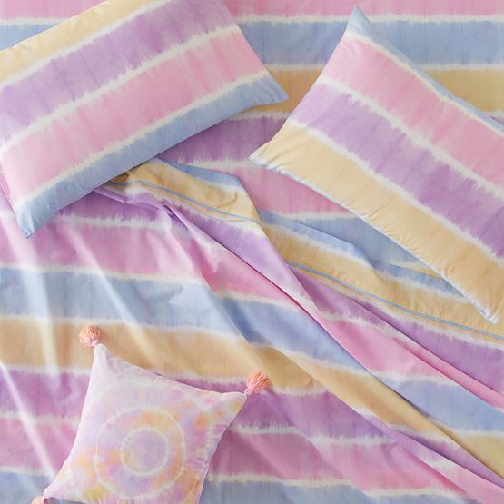 Zephyr Tie Dye Bubblegum Sheet Set