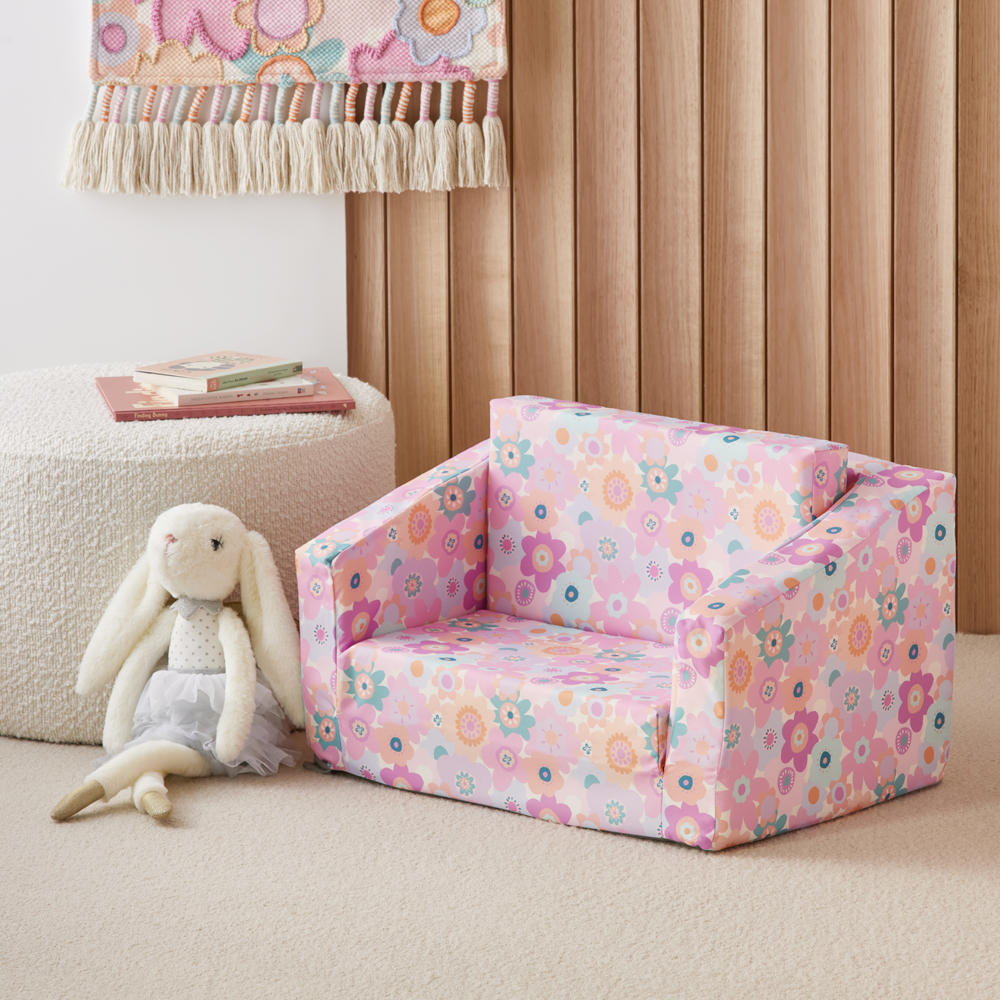 Poppy Floral Flip Out Sofa
