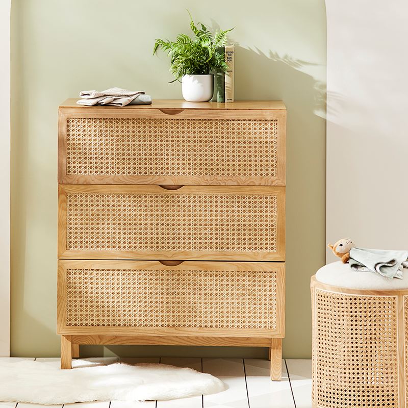 Arden Natural Rattan Chest of Drawers