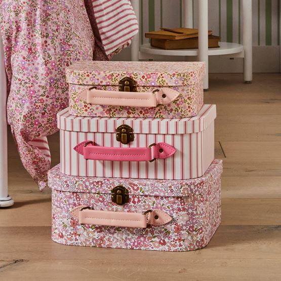 Heirloom Madelyn Floral Suitcase Set of 3