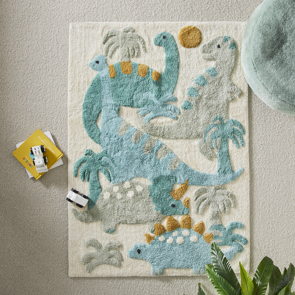 Adairs Kids Dino Explore Decorative Rug Adairs