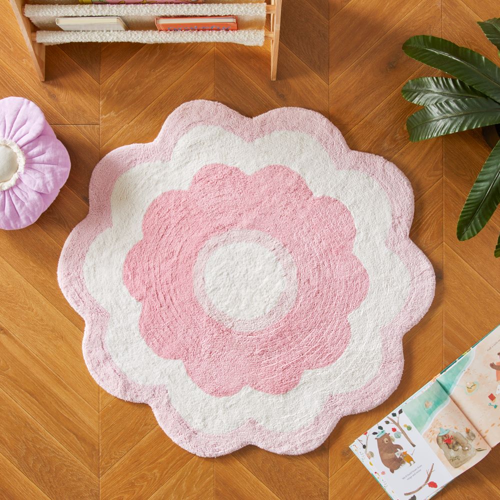 Adairs Kids Pretty Daisy Decorative Rug Adairs