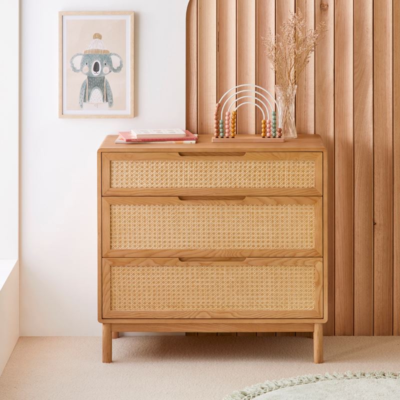 Eden Rattan Natural Chest of Drawers