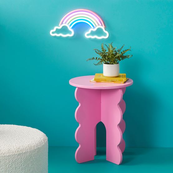 Airlie Pink Side Table