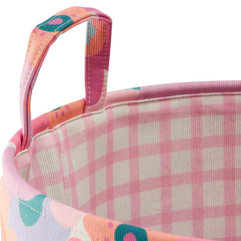 Designer Poppy Floral Printed Basket