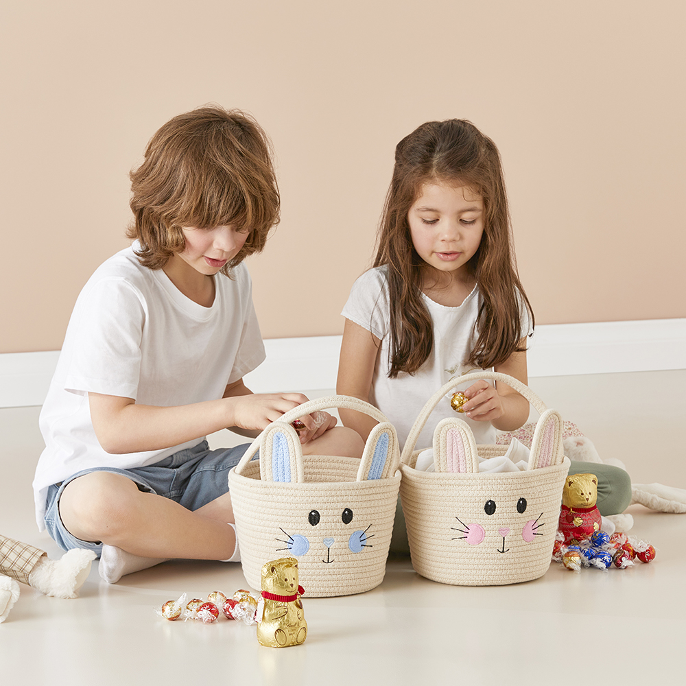 Bunny Pink Bunny Basket Adairs