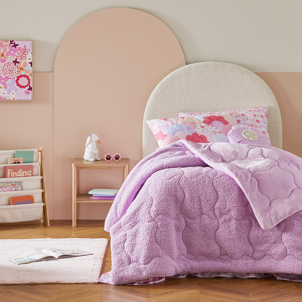 Lilac kids sales bedding