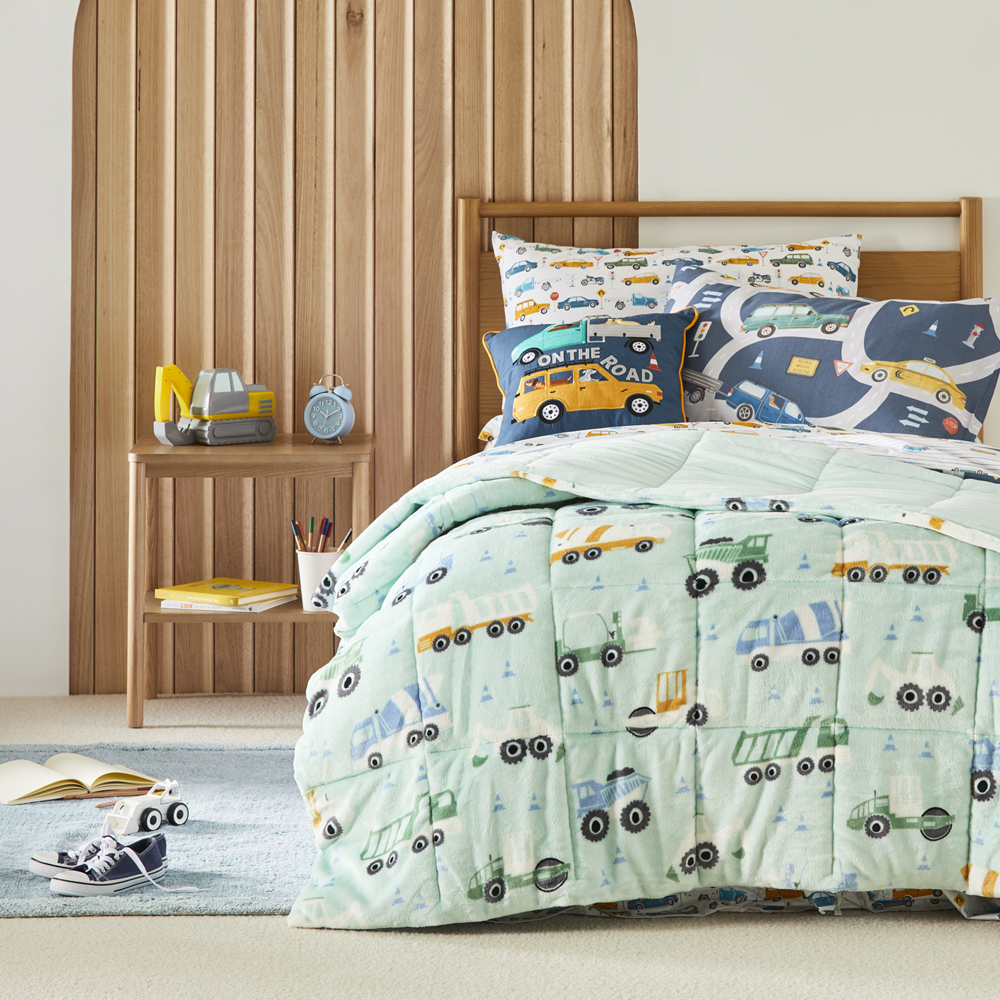 Adairs Kids Super Cuddly Tough Trucks Blanket Adairs adairs-kids-super-cuddly-tough-trucks-blanket-adairs