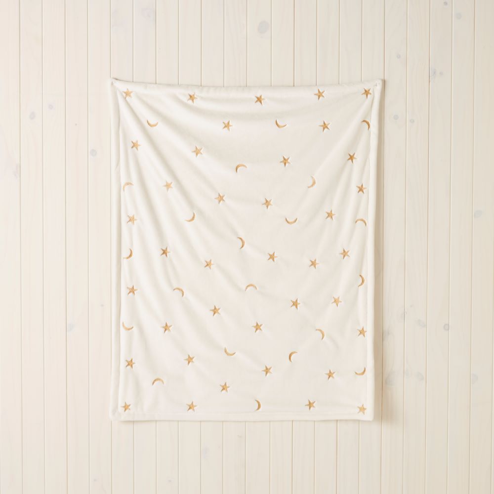 Adairs Kids Soft Snuggle Cloud Night Sky Baby Blanket Adairs