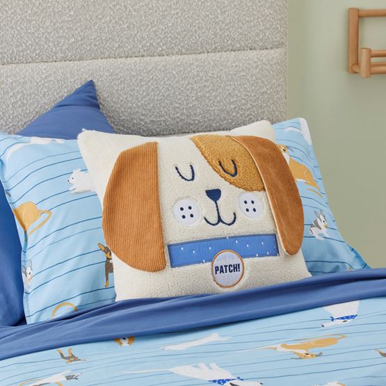 Patch the Puppy Classic Cushion