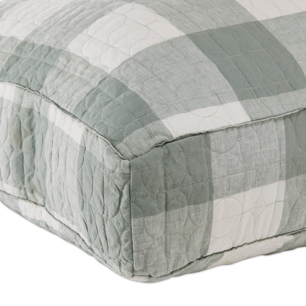 vintage floor cushionグリーンベージュ