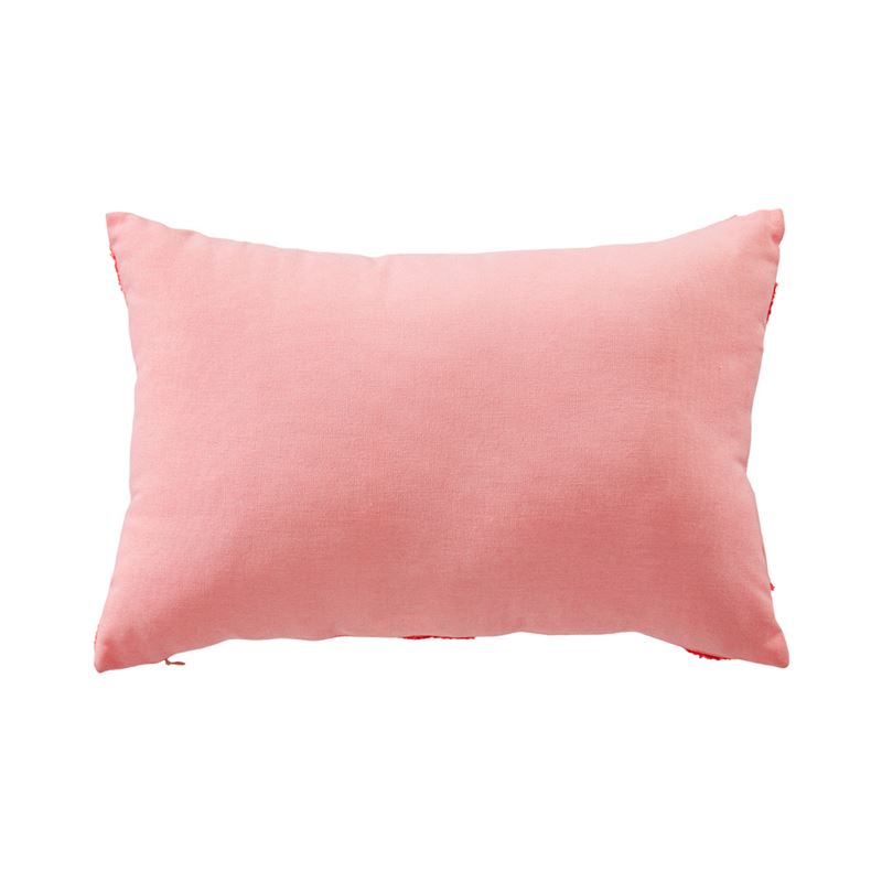 Strawberry Summer Pink Tufted Cushion