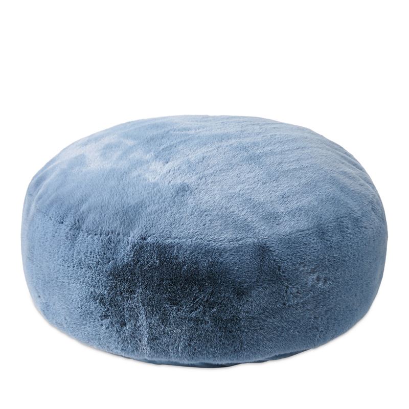 Faux Blue Slate Fur Floor Cushion | Kids Homewares | Adairs Kids