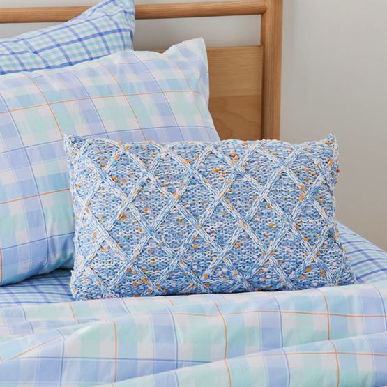 Speckle Blue Cushion