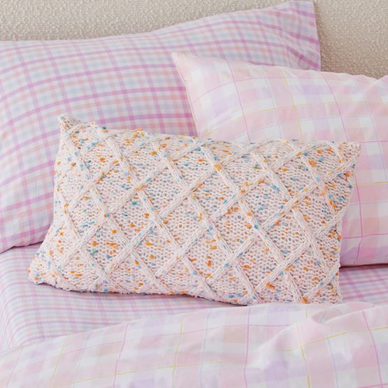 Speckle Pink Cushion