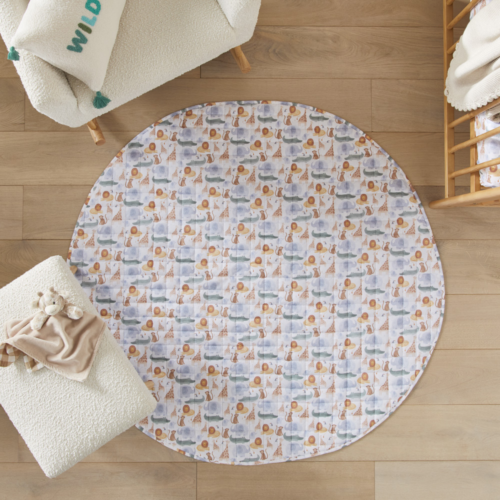 Adairs Kids Jungle Juniors Quilted Play Mat Adairs