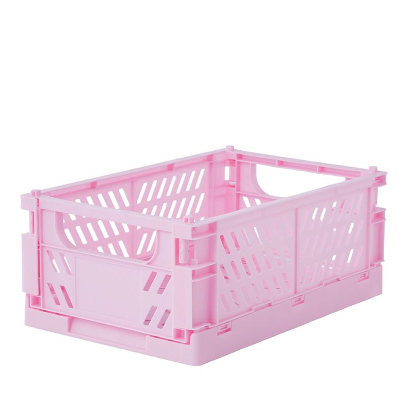 Foldable Pink Large Storage Boxes Pack of 2