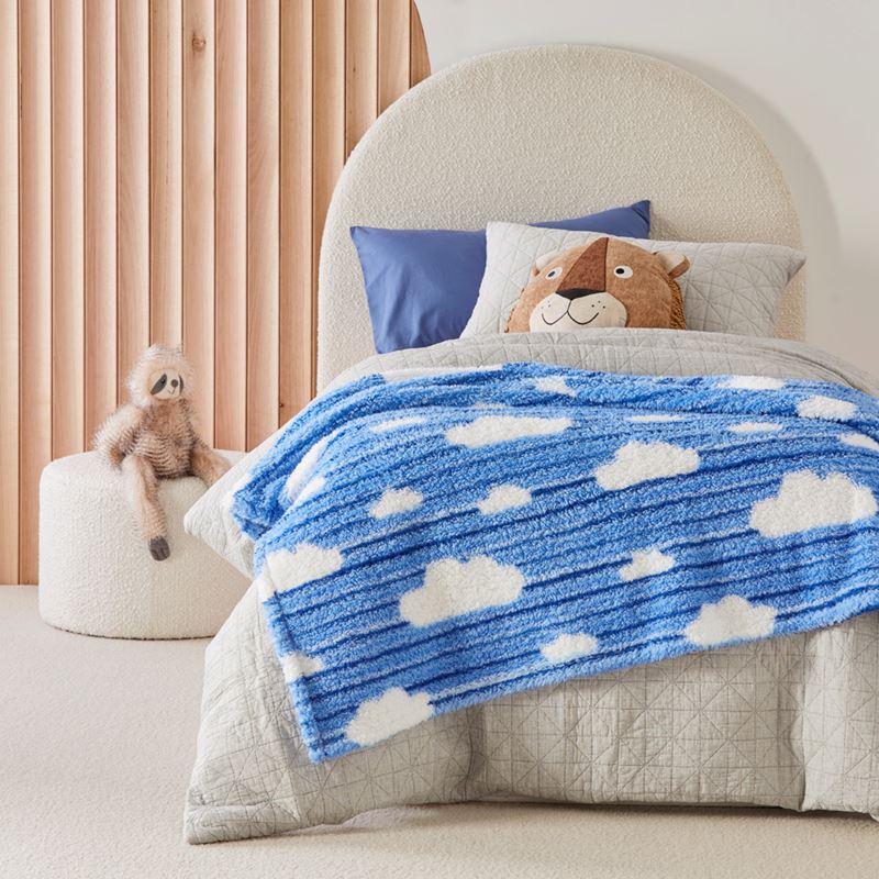 Sammy Up In The Clouds Sherpa Throw