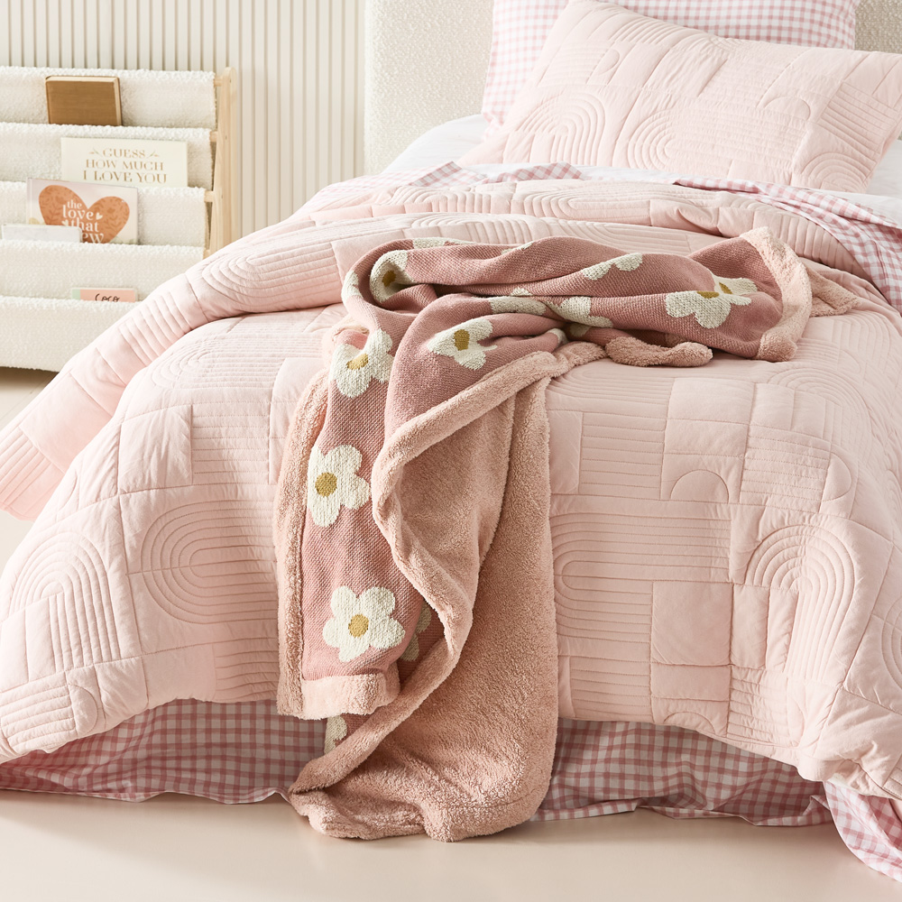 Adairs store sherpa throw