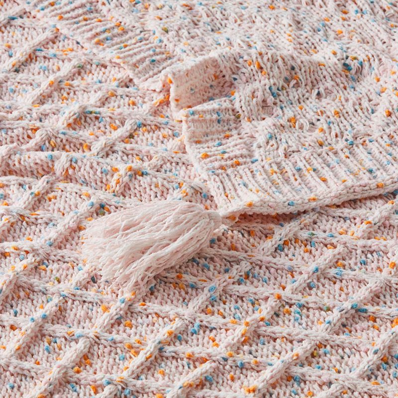 Speckle Pink Throw