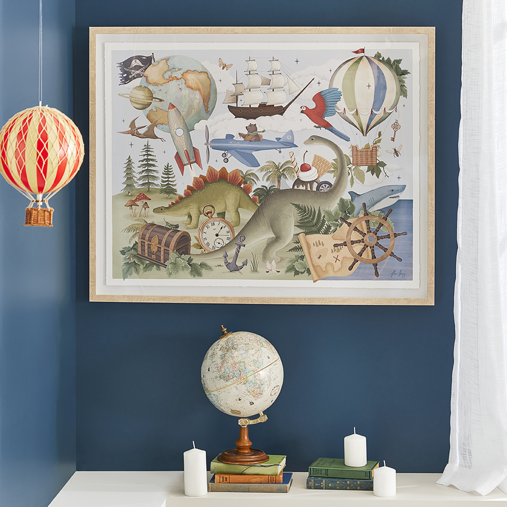 Adairs Kids Fleur Harris Adventureland Wall Art Home & Gifts Adairs