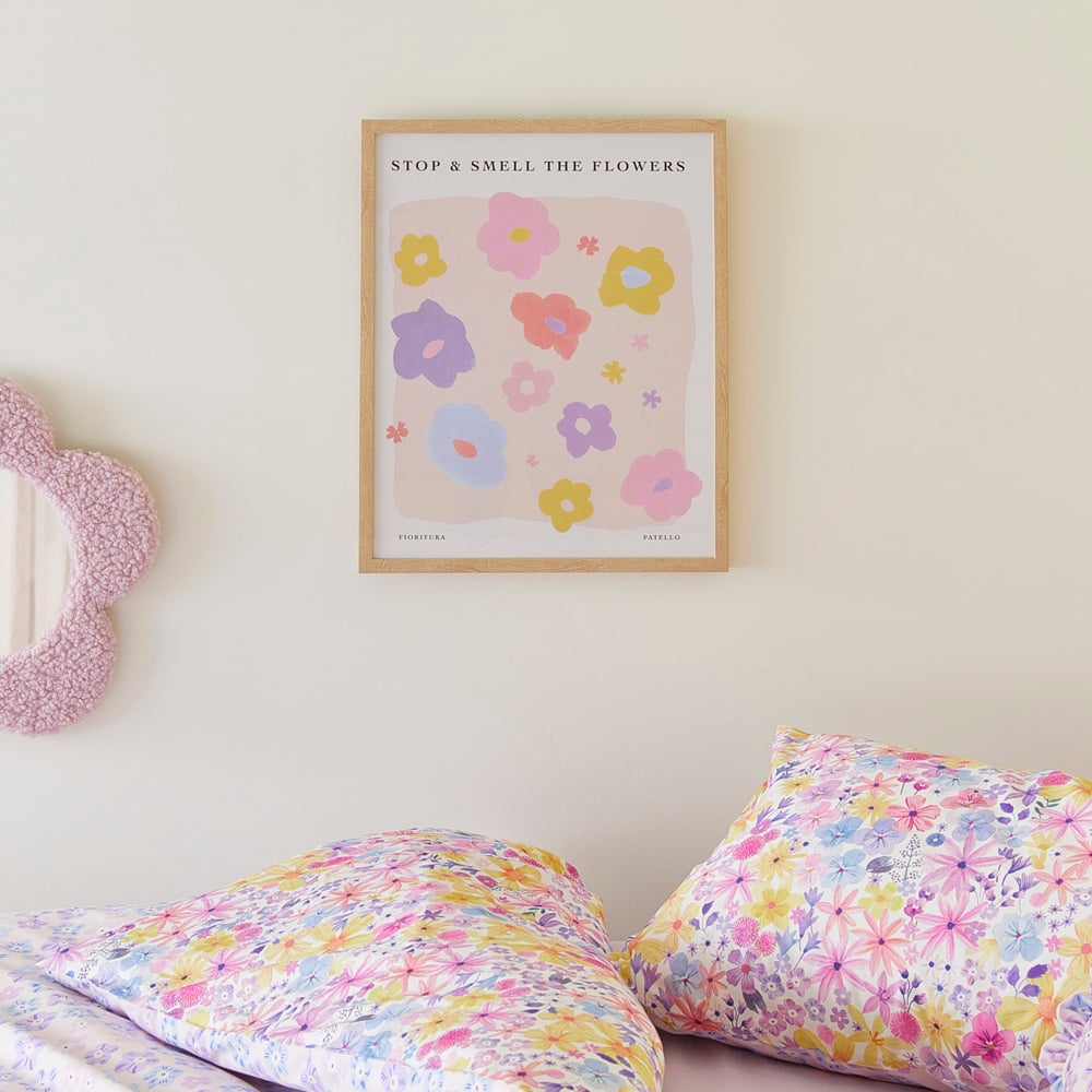 Adairs Kids Blossom Dream Wall Art Adairs