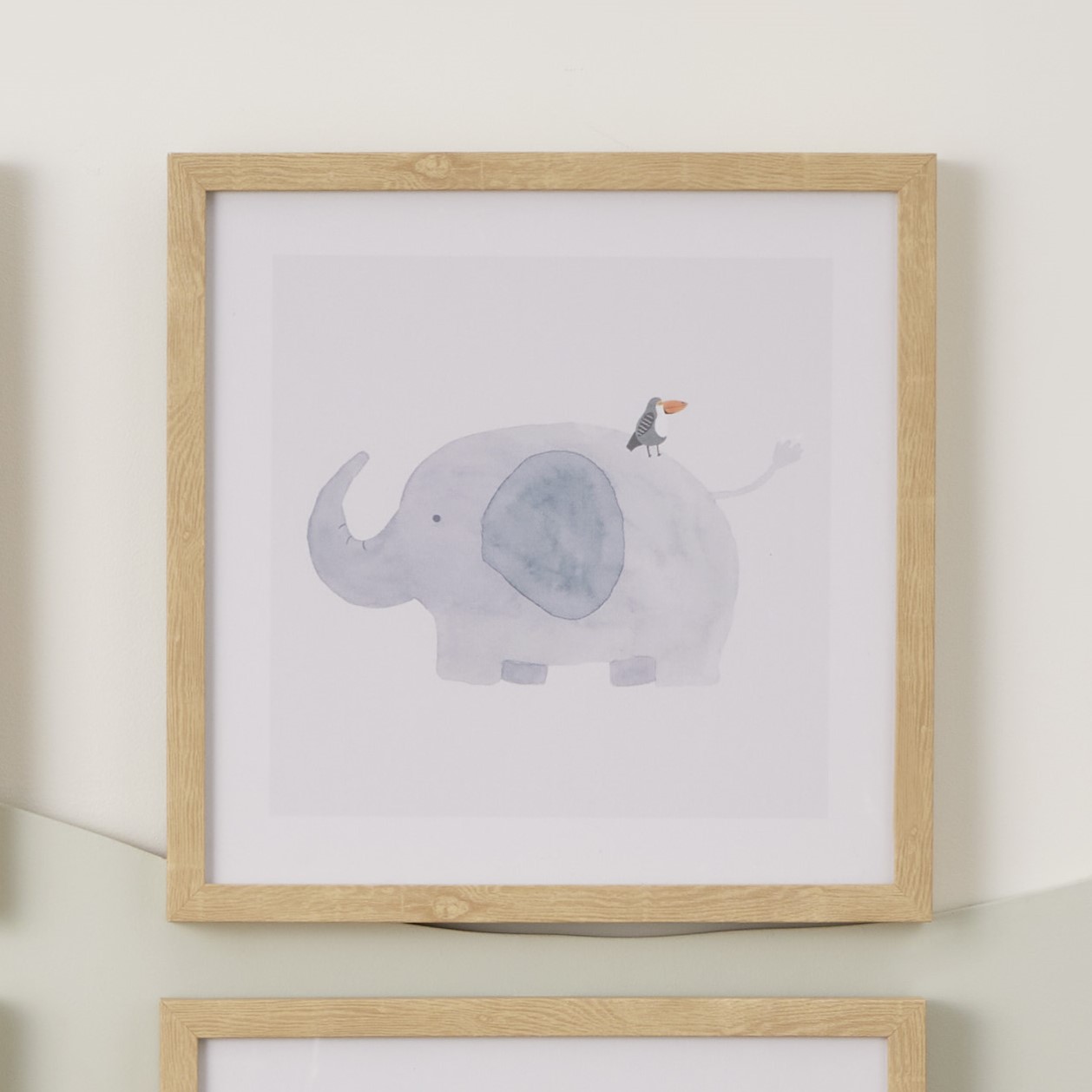 Adairs Kids Nursery Elephant Wall Art Adairs