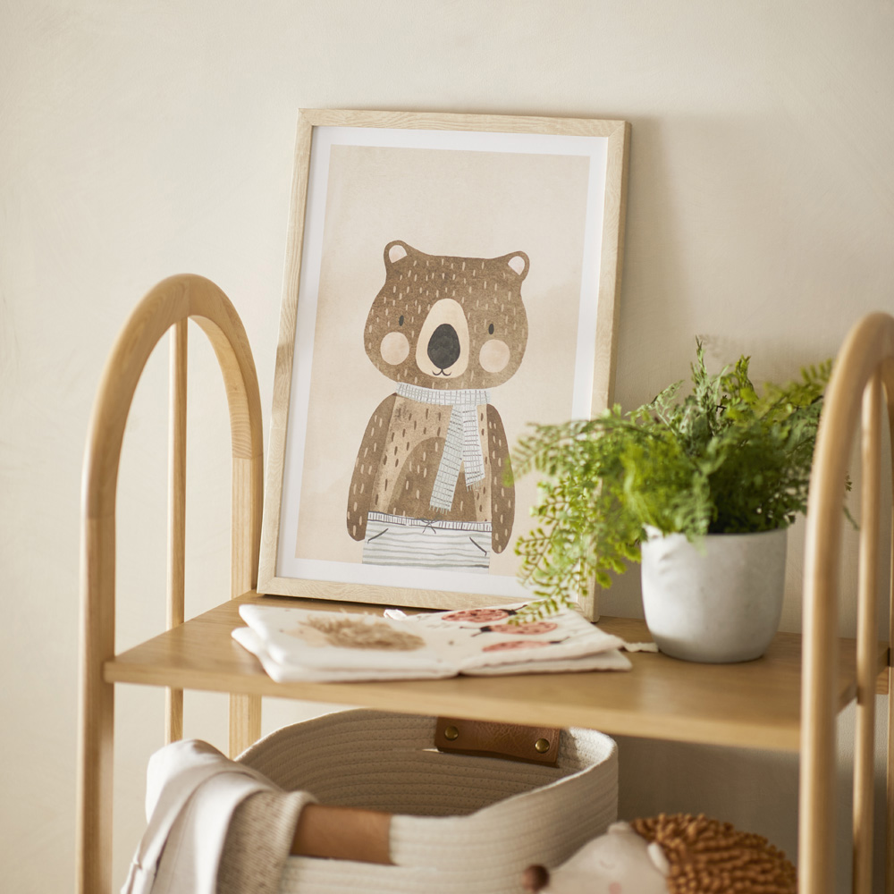 Adairs Kids - Nursery Wombat Buddy Wall Art | Adairs
