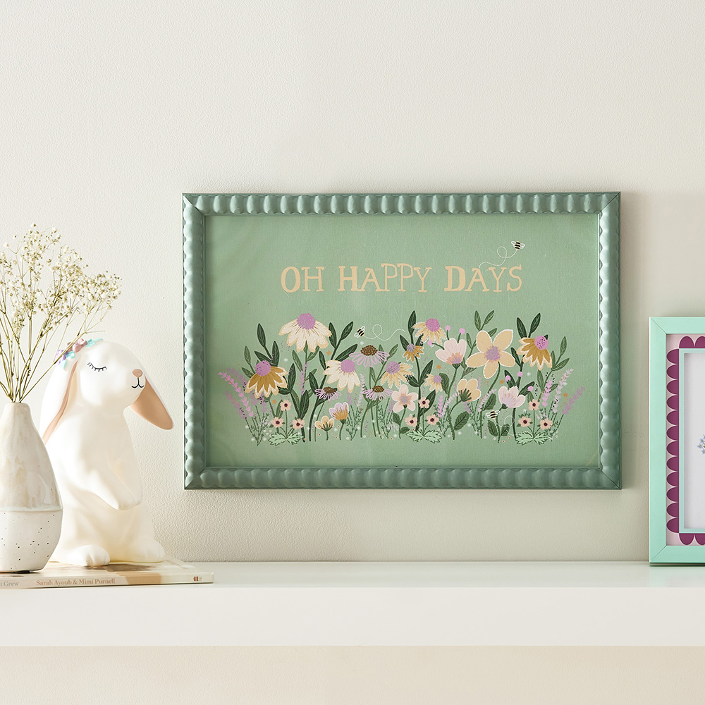 Adairs Kids Heirloom Oh Happy Days Wall Art Adairs