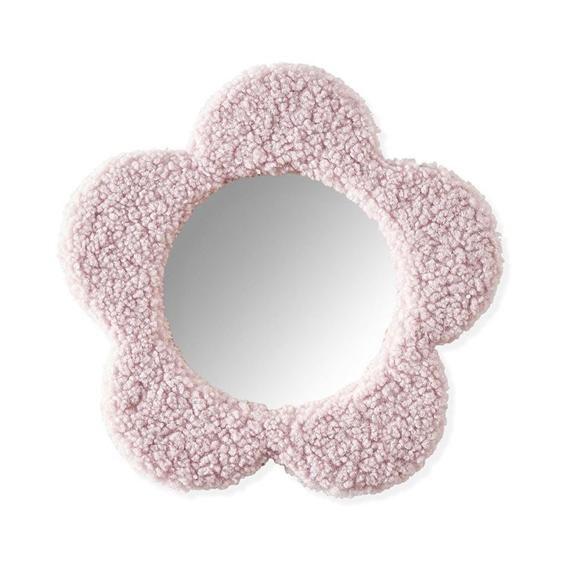 Daisy Lilac Boucle Mirror