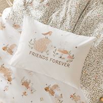 Decorative Friends Forever Cot Text Pillowcase