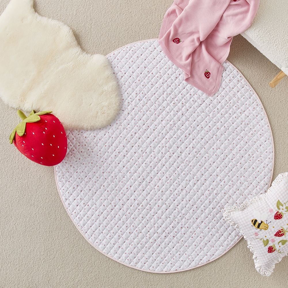 Adairs Kids Heirloom Berry Sweet Jersey Play Mat Adairs