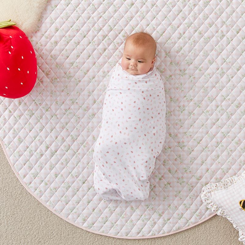 Heirloom Berry Sweet Soft Pink Baby Swaddles 2pk
