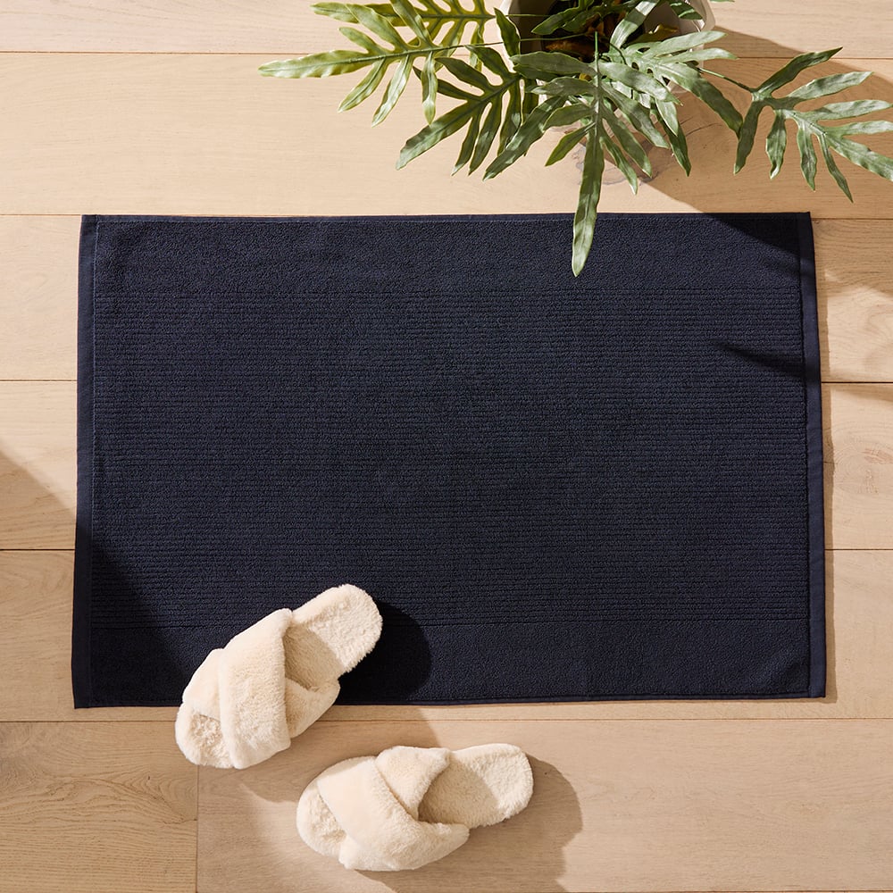 Flinders Midnight Bath Mat Adairs