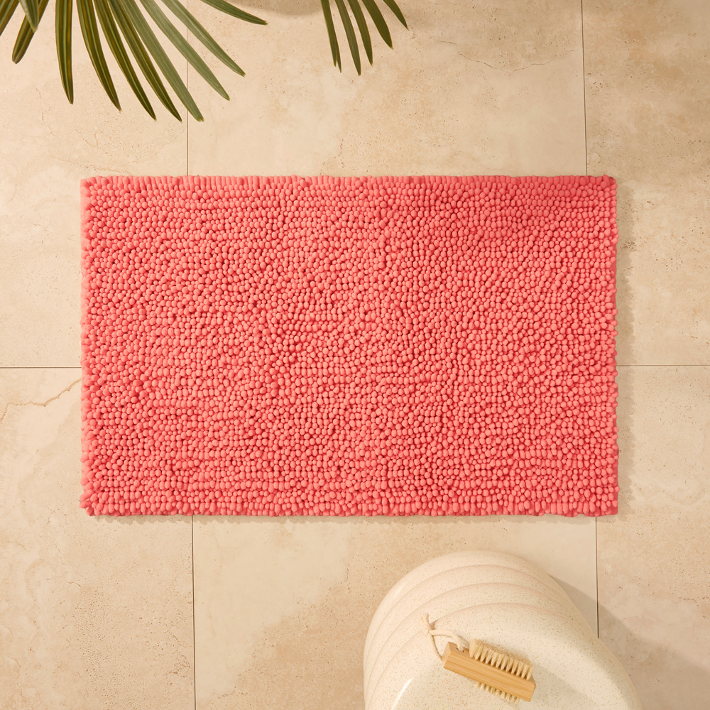 Microplush Strawberry Bobble Bath Mat Adairs