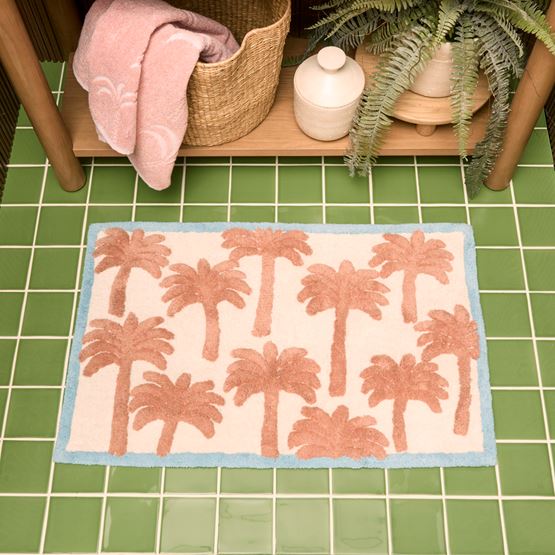 Palm Tree Earth Multi Bath Mat