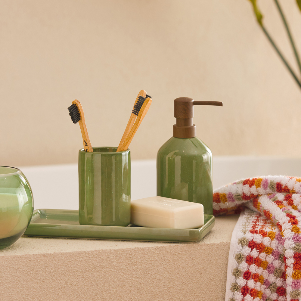 Lyon Moss Bathroom Accessories | Adairs