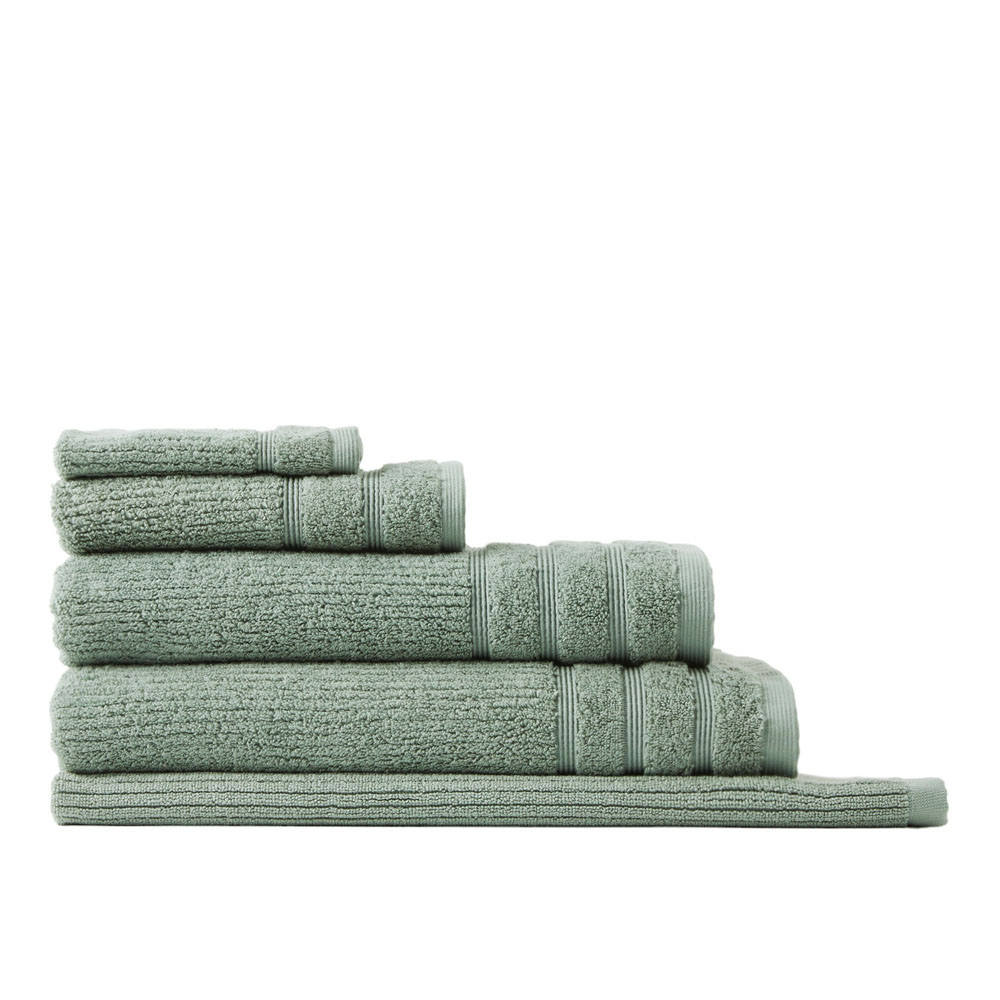 Flinders Seafoam Bath Towel Range Adairs