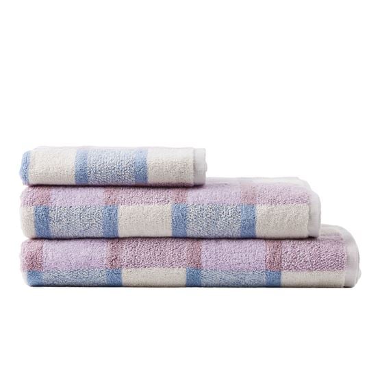 Wentworth Lilac Multi Check Towel Range