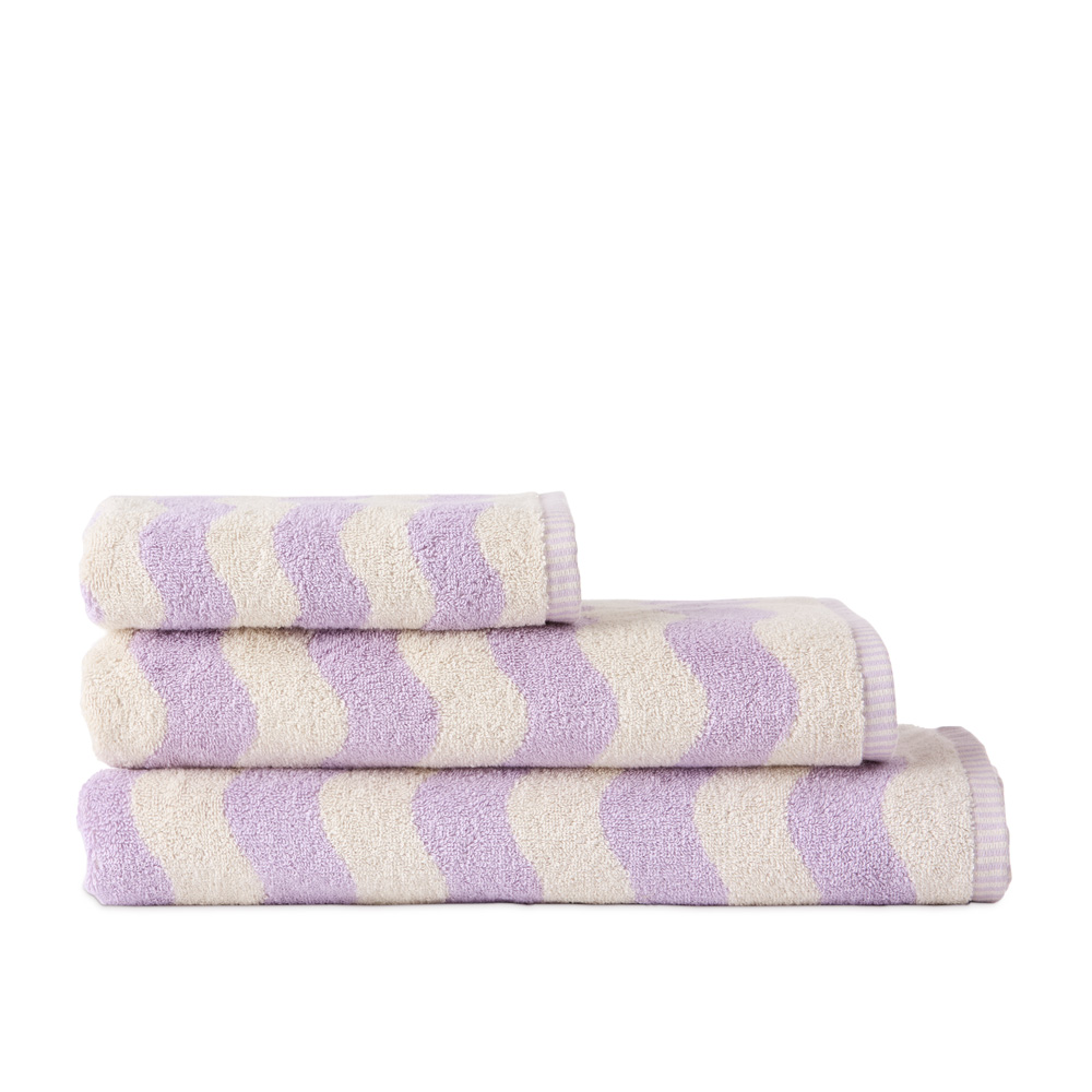 Wave Lilac Towel Range | Adairs