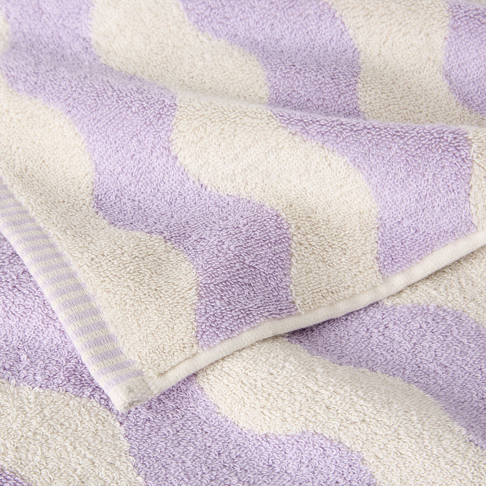 Wave Lilac Towel Range | Adairs