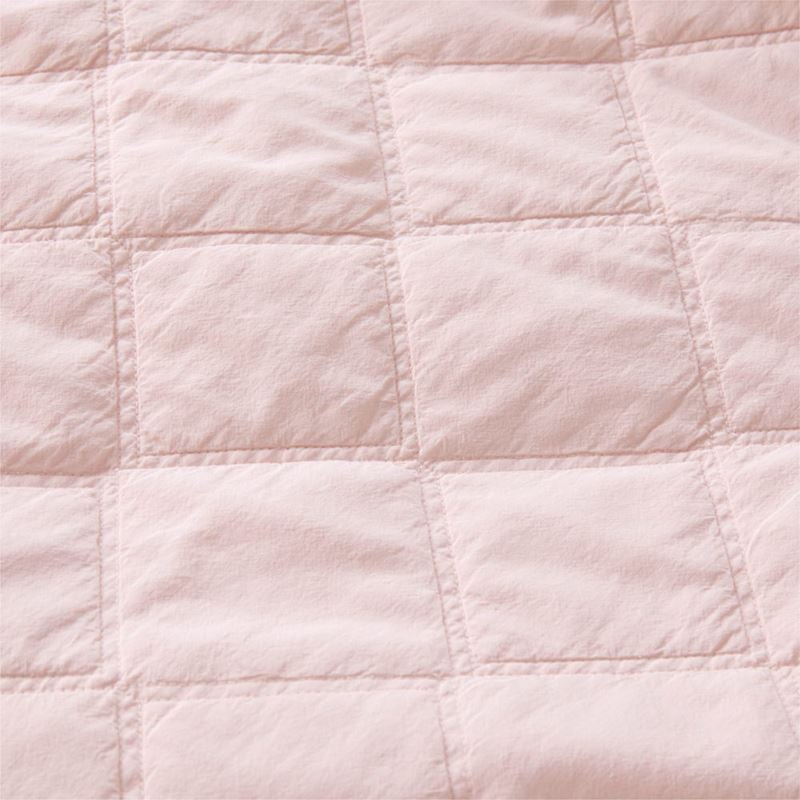 Stonewashed Cotton Blossom Quilted Coverlet Separates