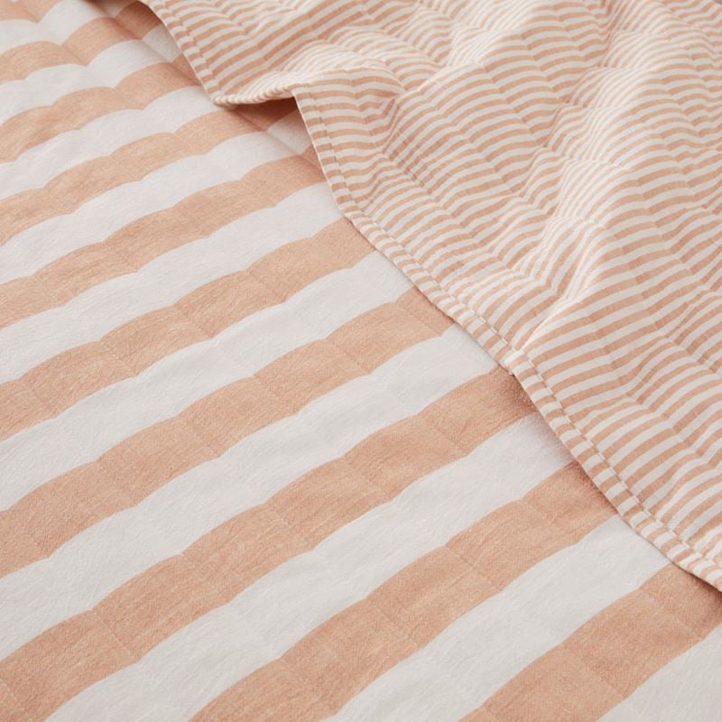 Biscuit Stripe Quilted Coverlet Separates