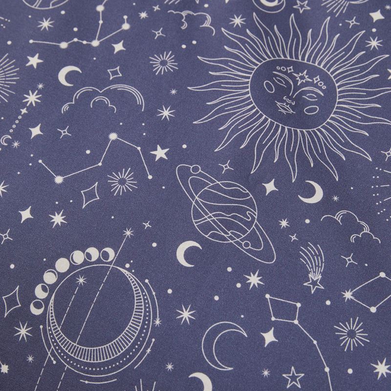 Jupiter Midnight Blue Quilt Cover Set
