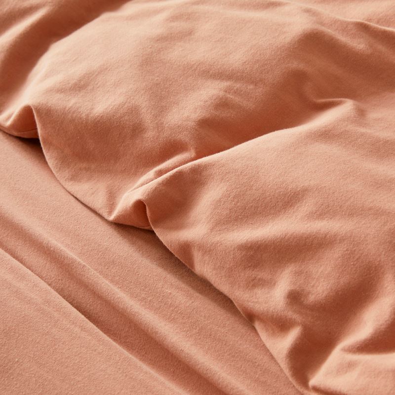 Ultra Soft Jersey Clay Quilt Cover Separates