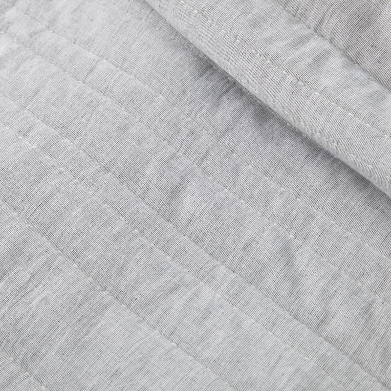 Fraiser Grey Chambray Quilted Quilt Cover Separates