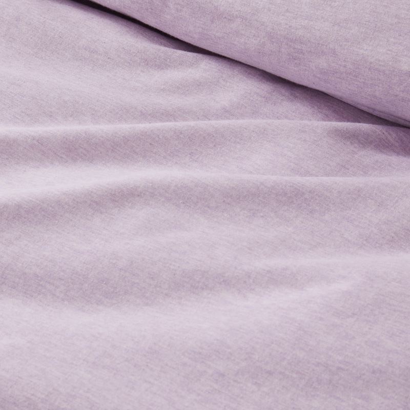 Ultra Soft Jersey Lilac Marle Quilt Cover Separates